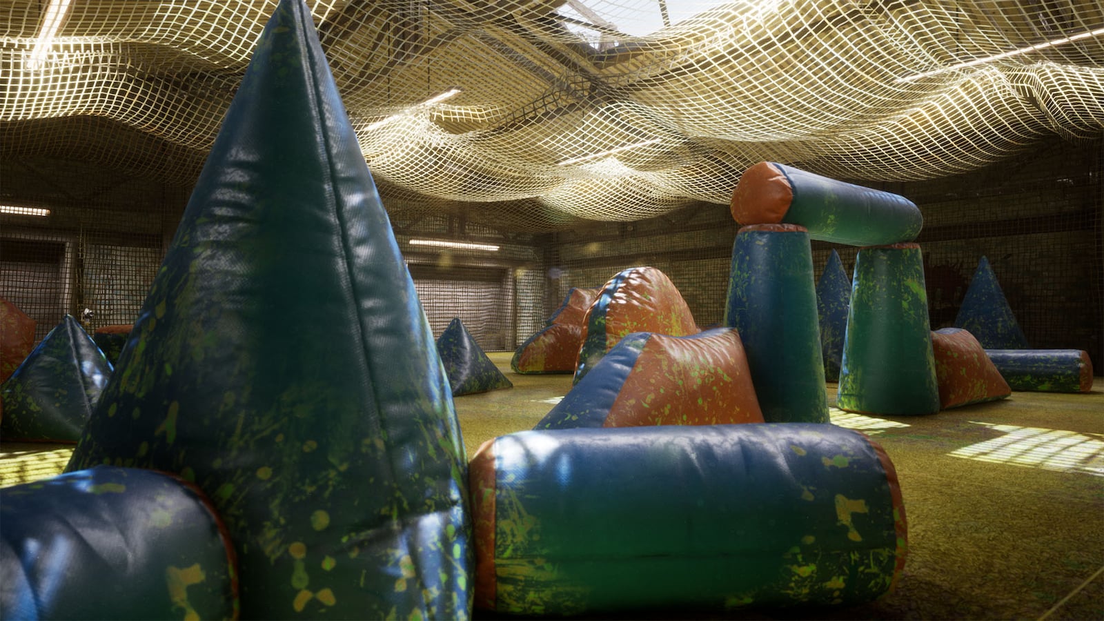 Modular Paintball Arena in Environments UE Marketplace